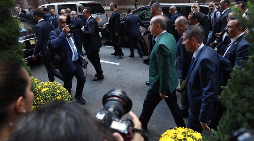 Χωρίς τους «μπράβους» του ο Ερντογάν στη Νέα Υόρκη -Άκυρο από Τραμπ για συνάντηση